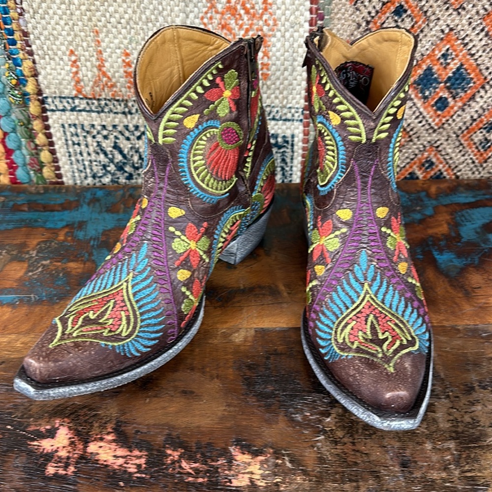 Old Gringo Andes Flora Tiegan Short Boots. New in box! - Picture 3 of 11